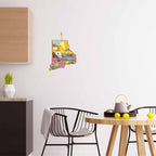 Rhode Island Cutting Board with Artwork by Summer Stokes