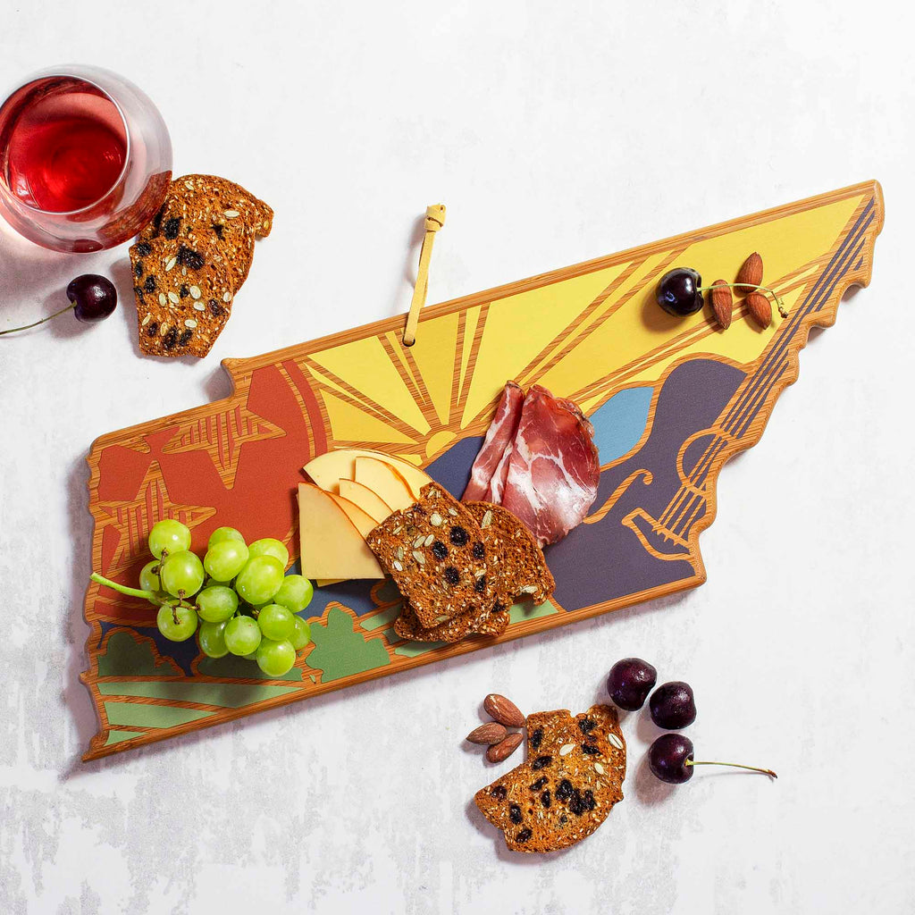 Tennessee Cutting Board with Artwork by Summer Stokes