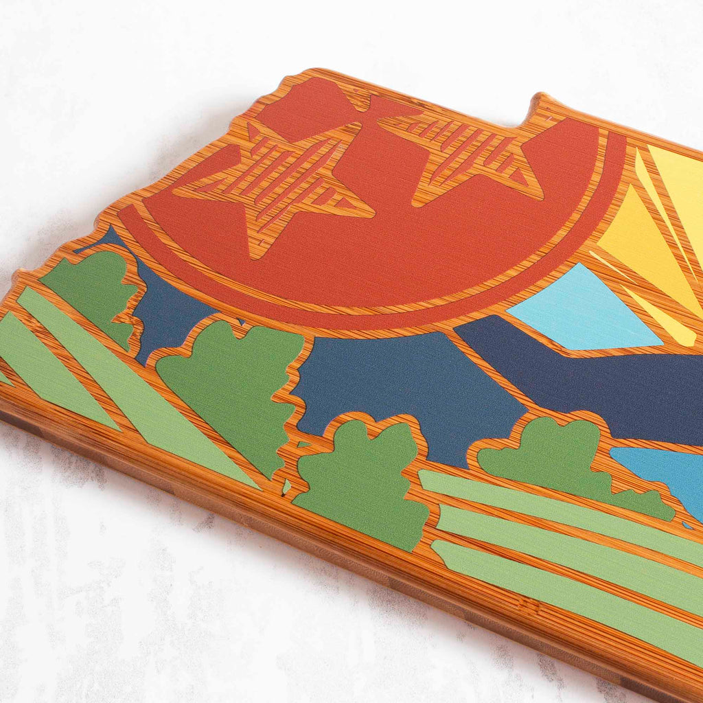 Tennessee Cutting Board with Artwork by Summer Stokes