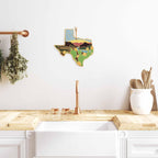 Texas Cutting Board with Artwork by Summer Stokes