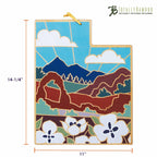 Utah Cutting Board with Artwork by Summer Stokes