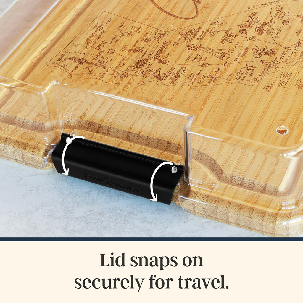 State Flip, Serve & Store™ Charcuterie Board with Locking Lid