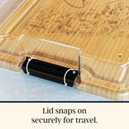 State Flip, Serve & Store™ Charcuterie Board with Locking Lid