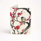 Grumpy Bird Greeting Card