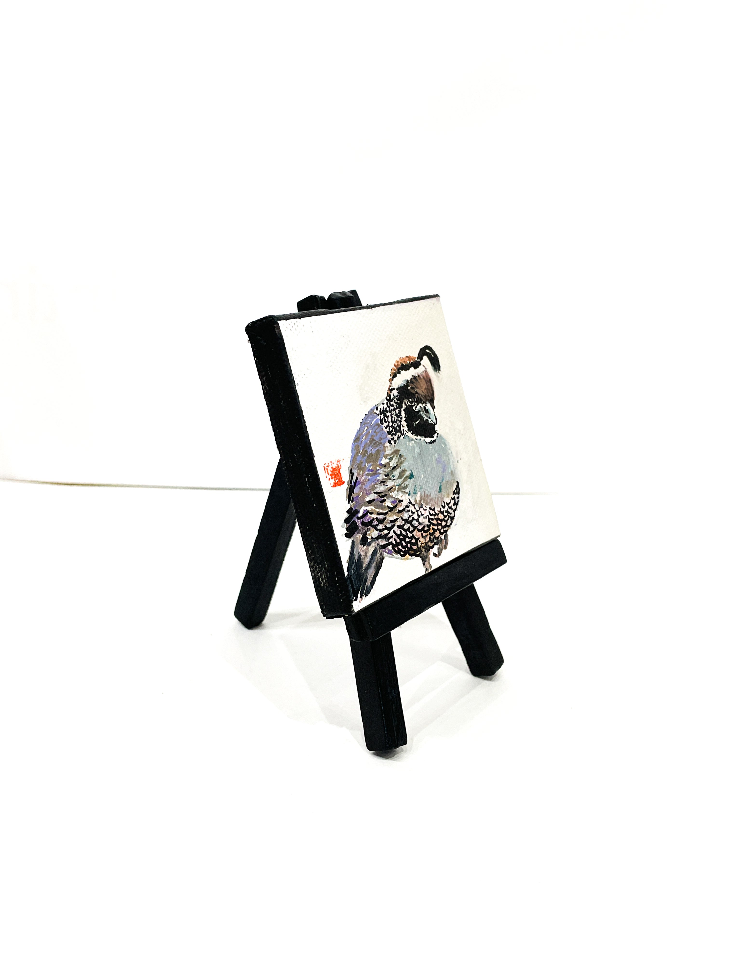 3" painting Quail 1