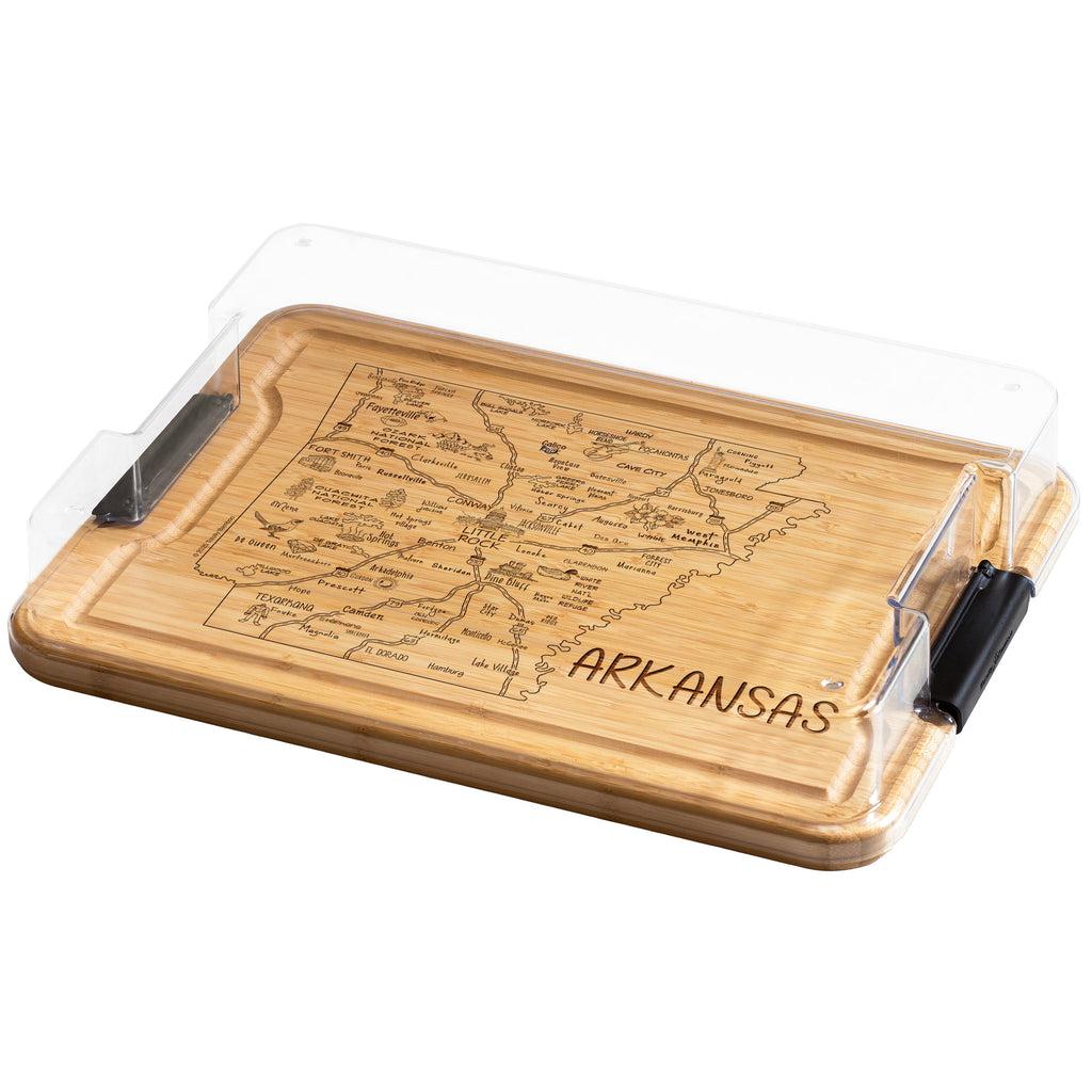 State Flip, Serve & Store™ Charcuterie Board with Locking Lid