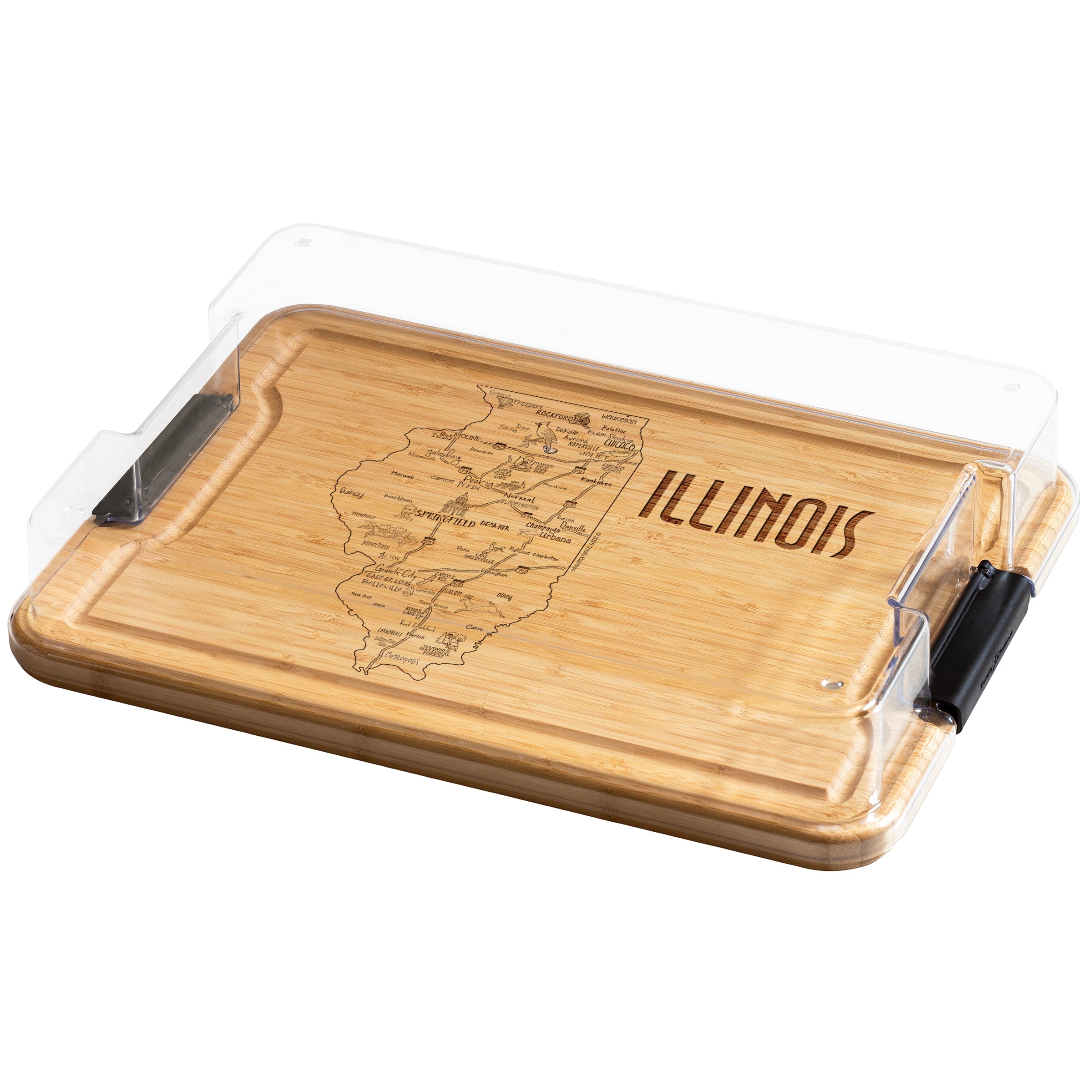 State Flip, Serve & Store™ Charcuterie Board with Locking Lid