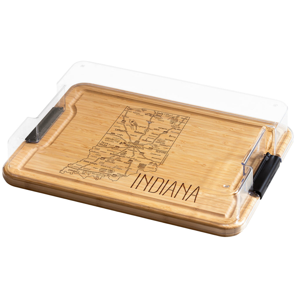 State Flip, Serve & Store™ Charcuterie Board with Locking Lid