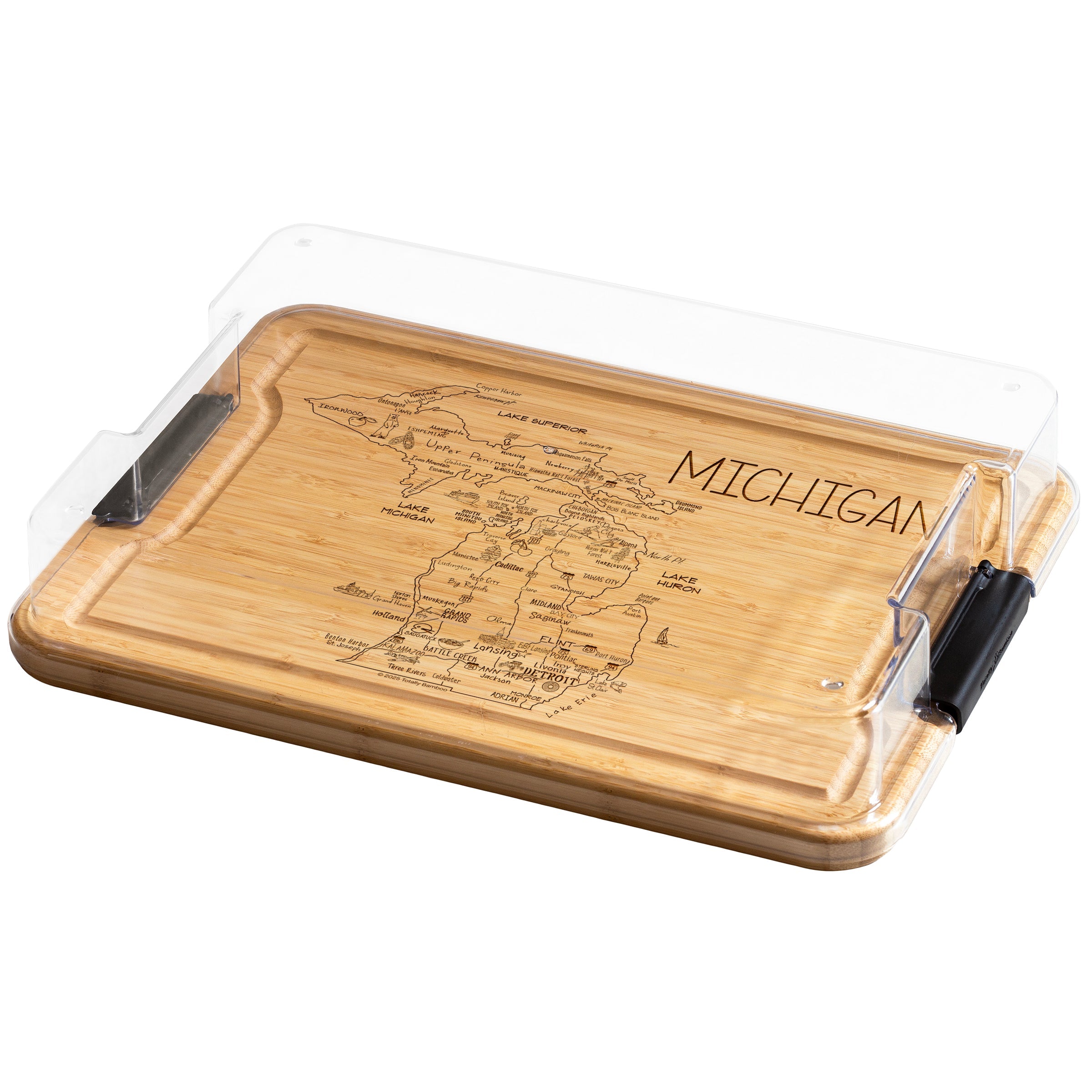 State Flip, Serve & Store™ Charcuterie Board with Locking Lid