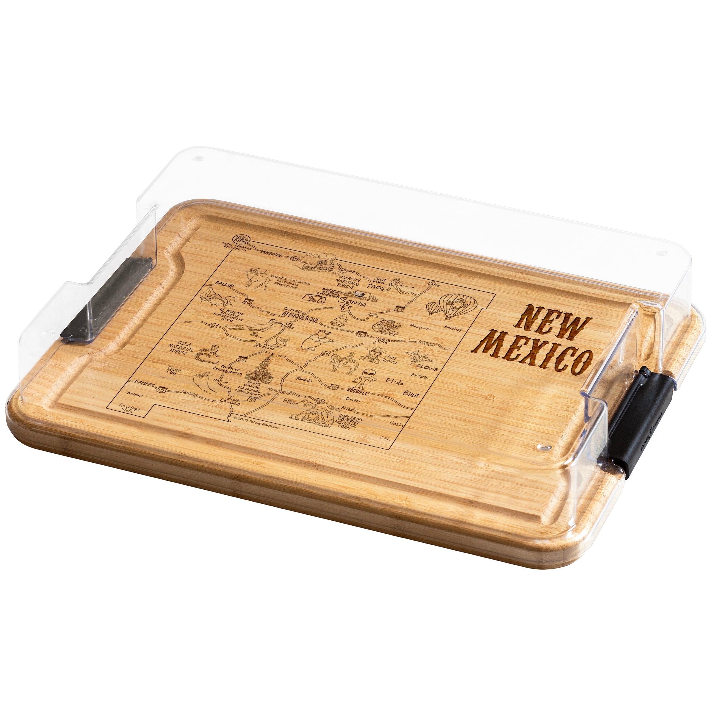 State Flip, Serve & Store™ Charcuterie Board with Locking Lid