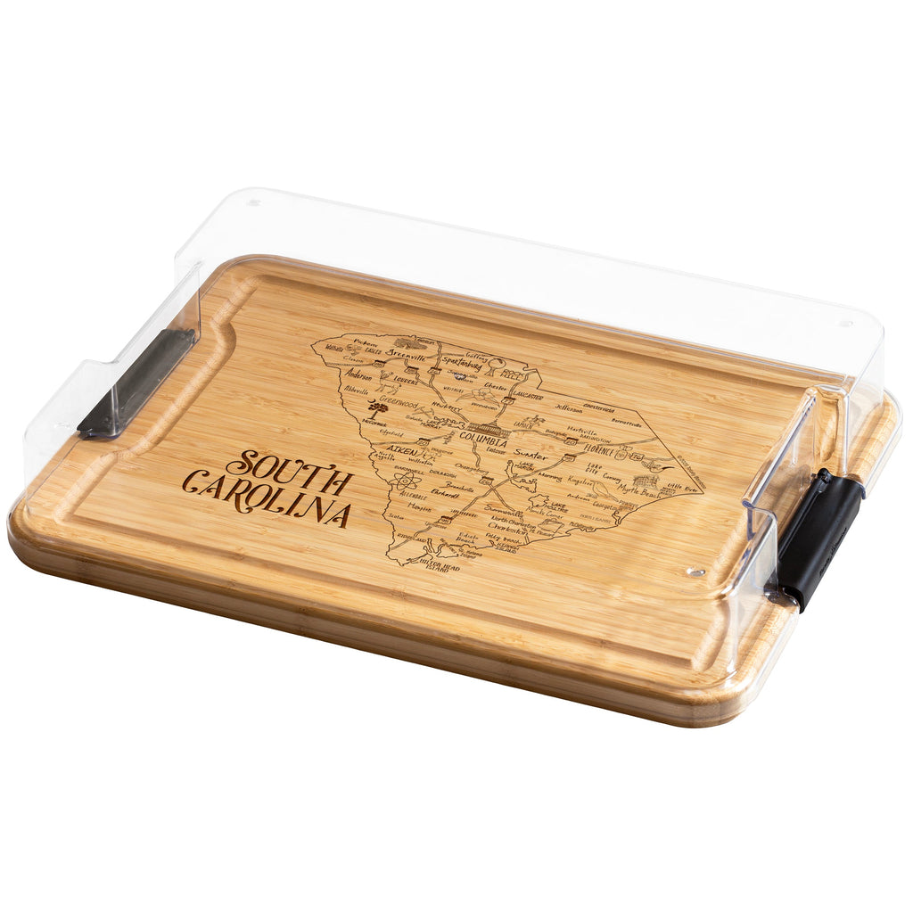 State Flip, Serve & Store™ Charcuterie Board with Locking Lid