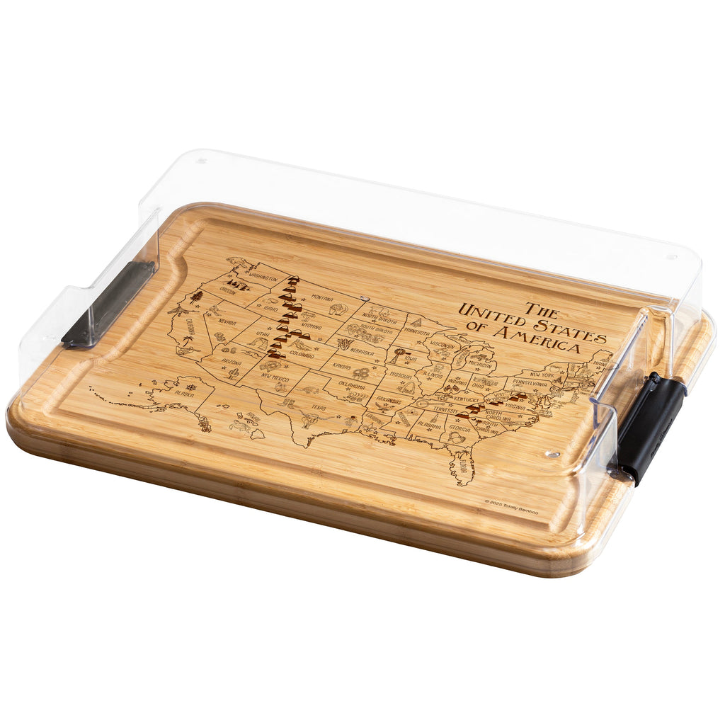State Flip, Serve & Store™ Charcuterie Board with Locking Lid