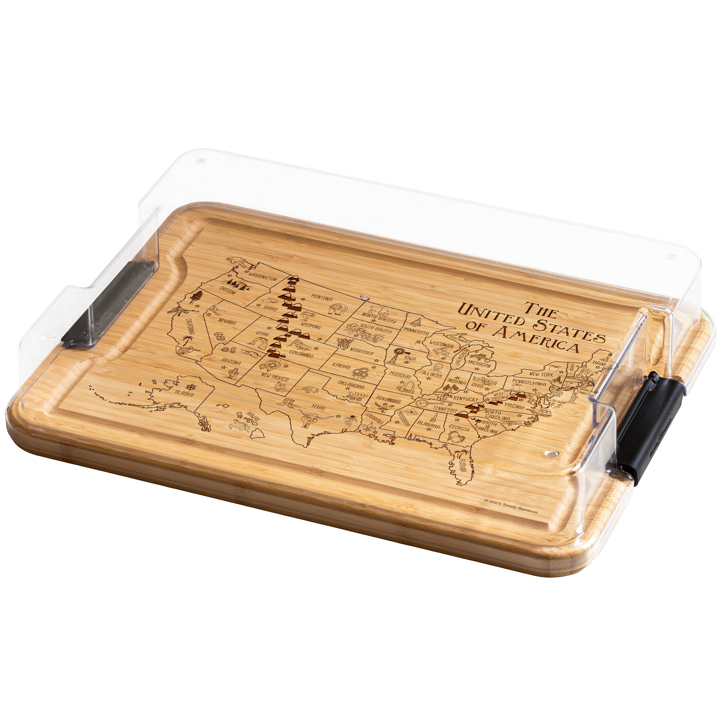 State Flip, Serve & Store™ Charcuterie Board with Locking Lid
