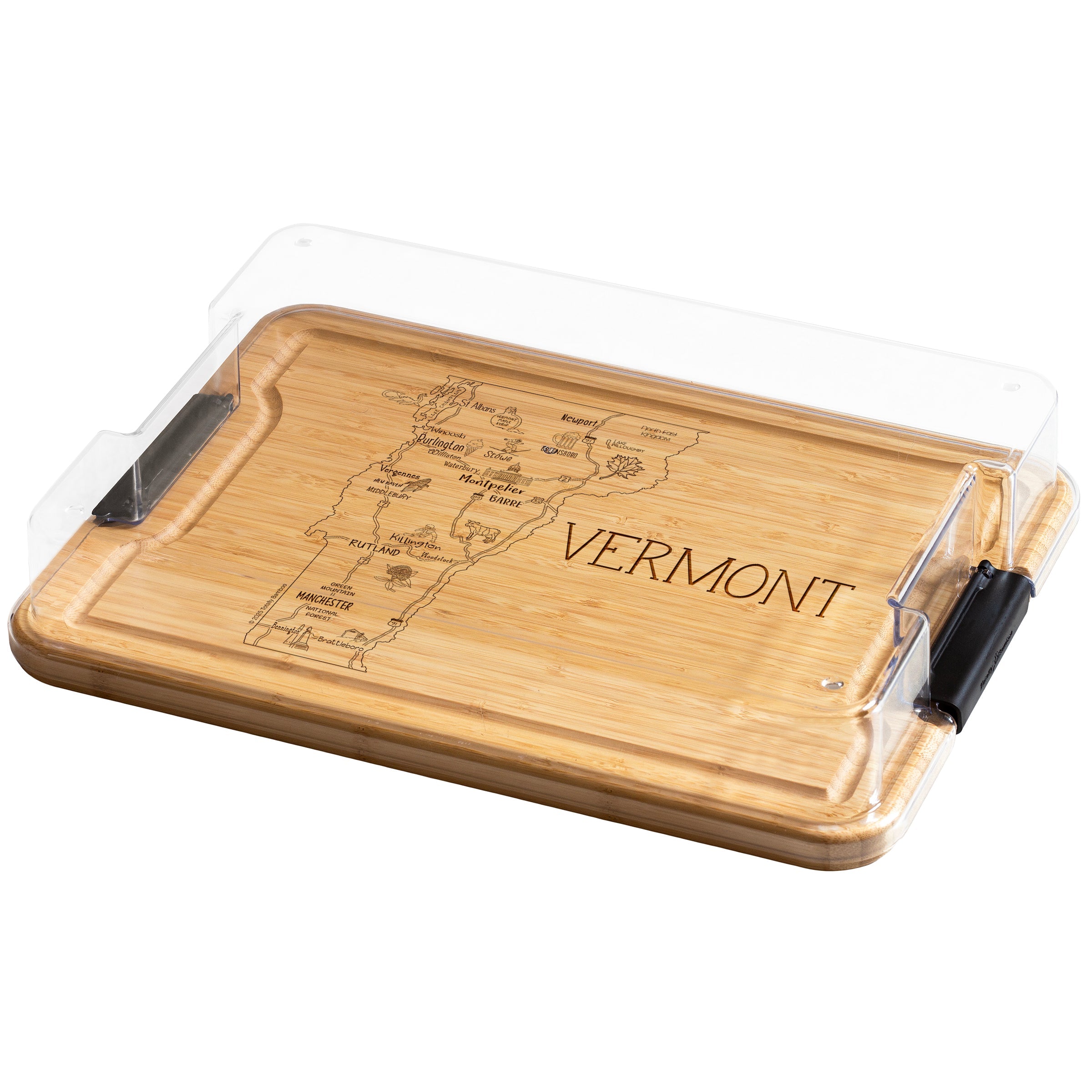 State Flip, Serve & Store™ Charcuterie Board with Locking Lid