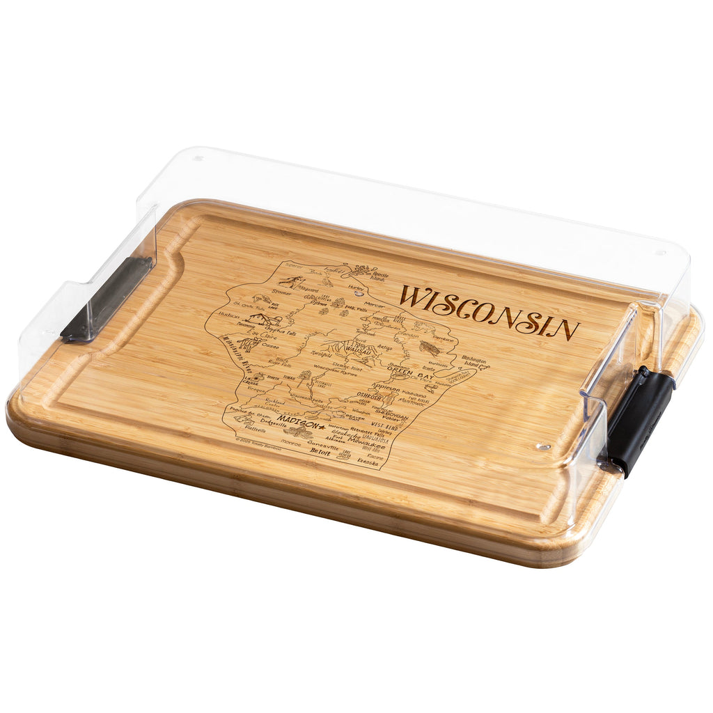 State Flip, Serve & Store™ Charcuterie Board with Locking Lid