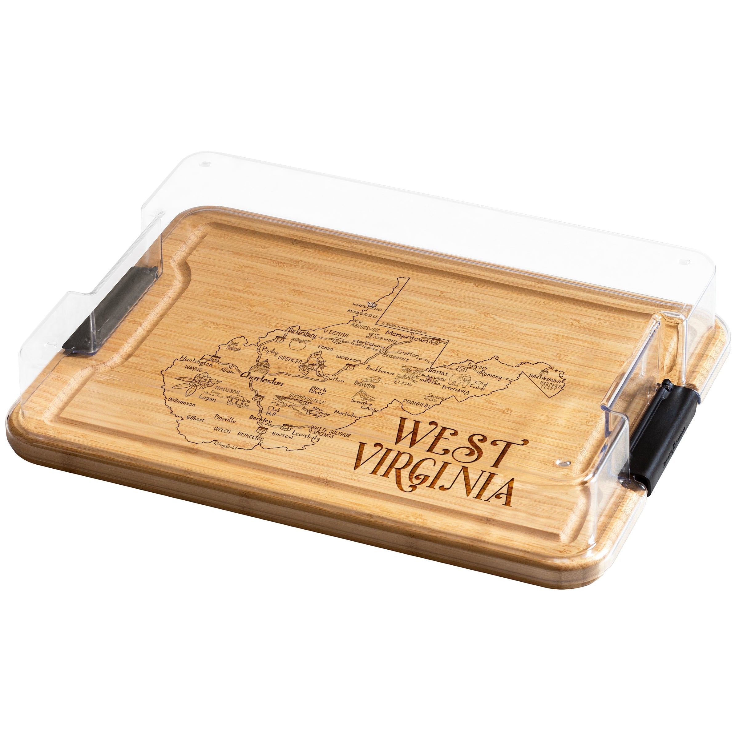 State Flip, Serve & Store™ Charcuterie Board with Locking Lid