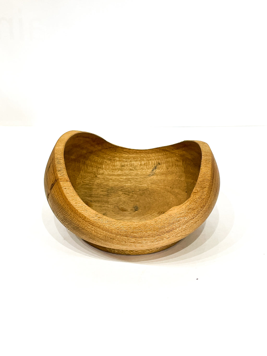 Small Natural Handcrafted Wood Dish