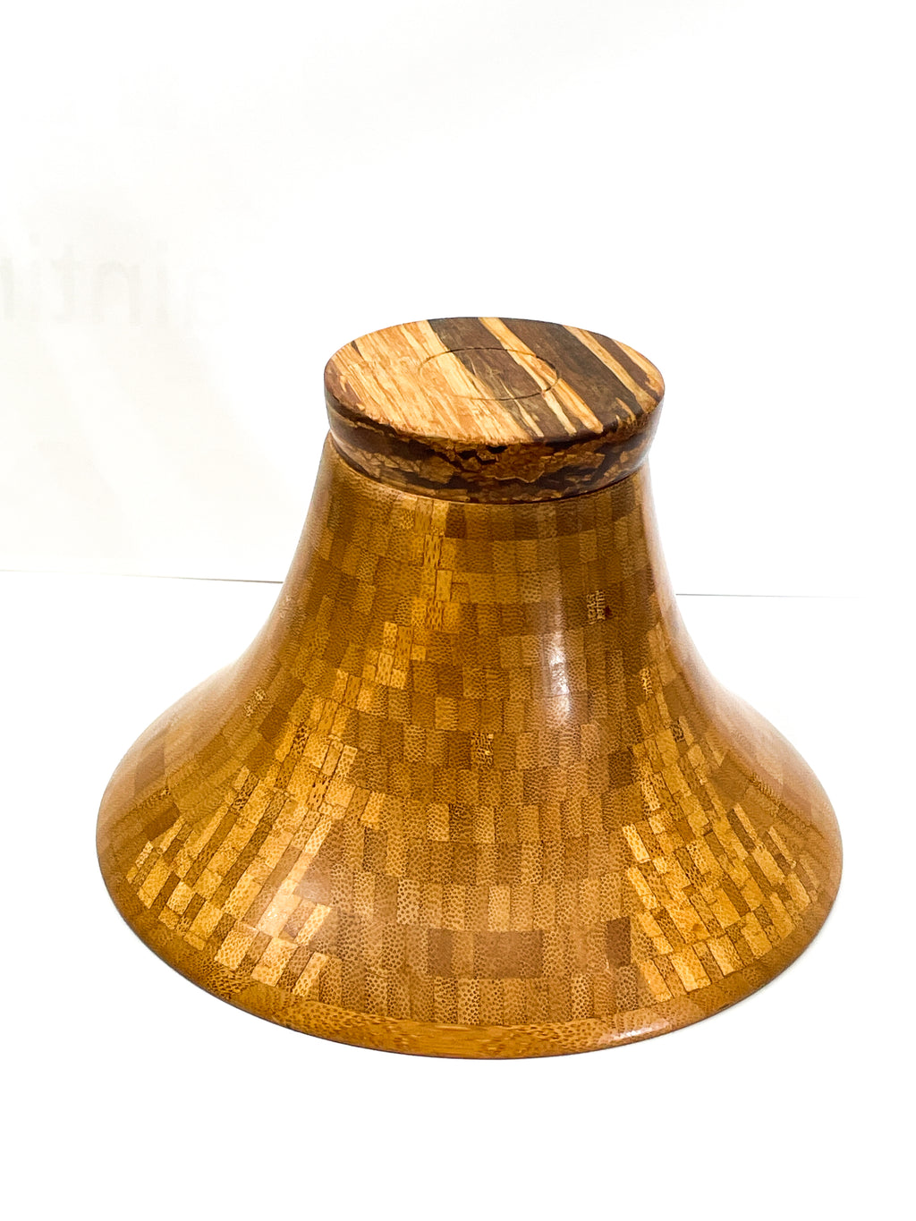 Handcrafted Wood Vase