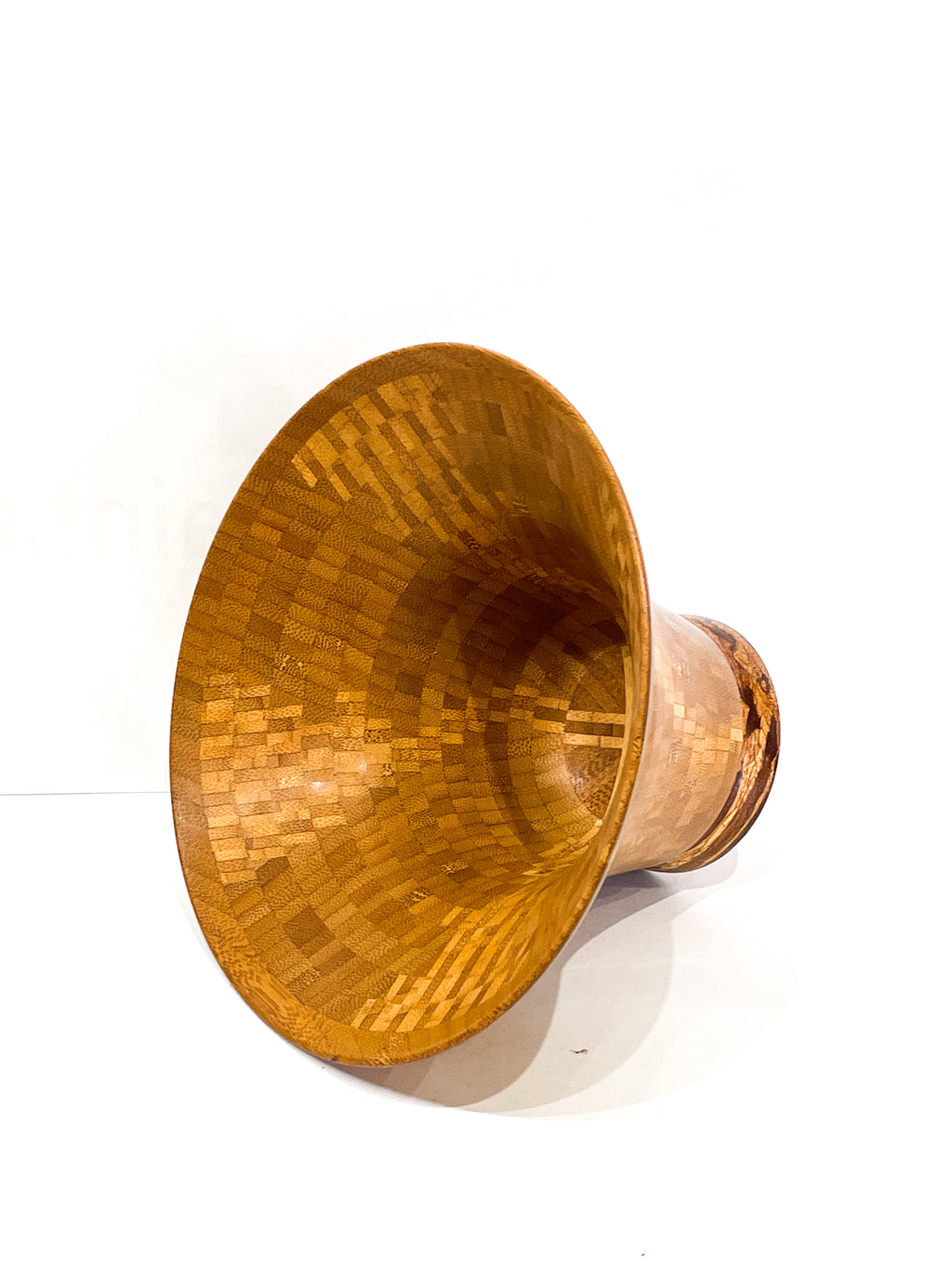 Handcrafted Wood Vase