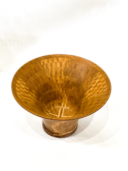 Handcrafted Wood Vase
