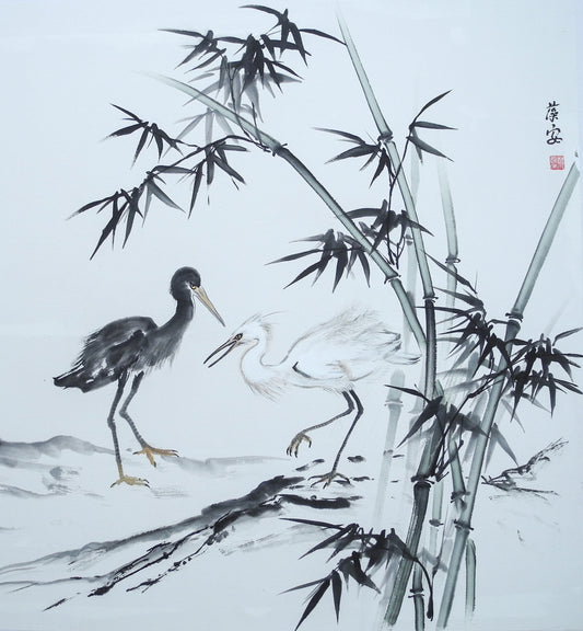 Two Cranes
