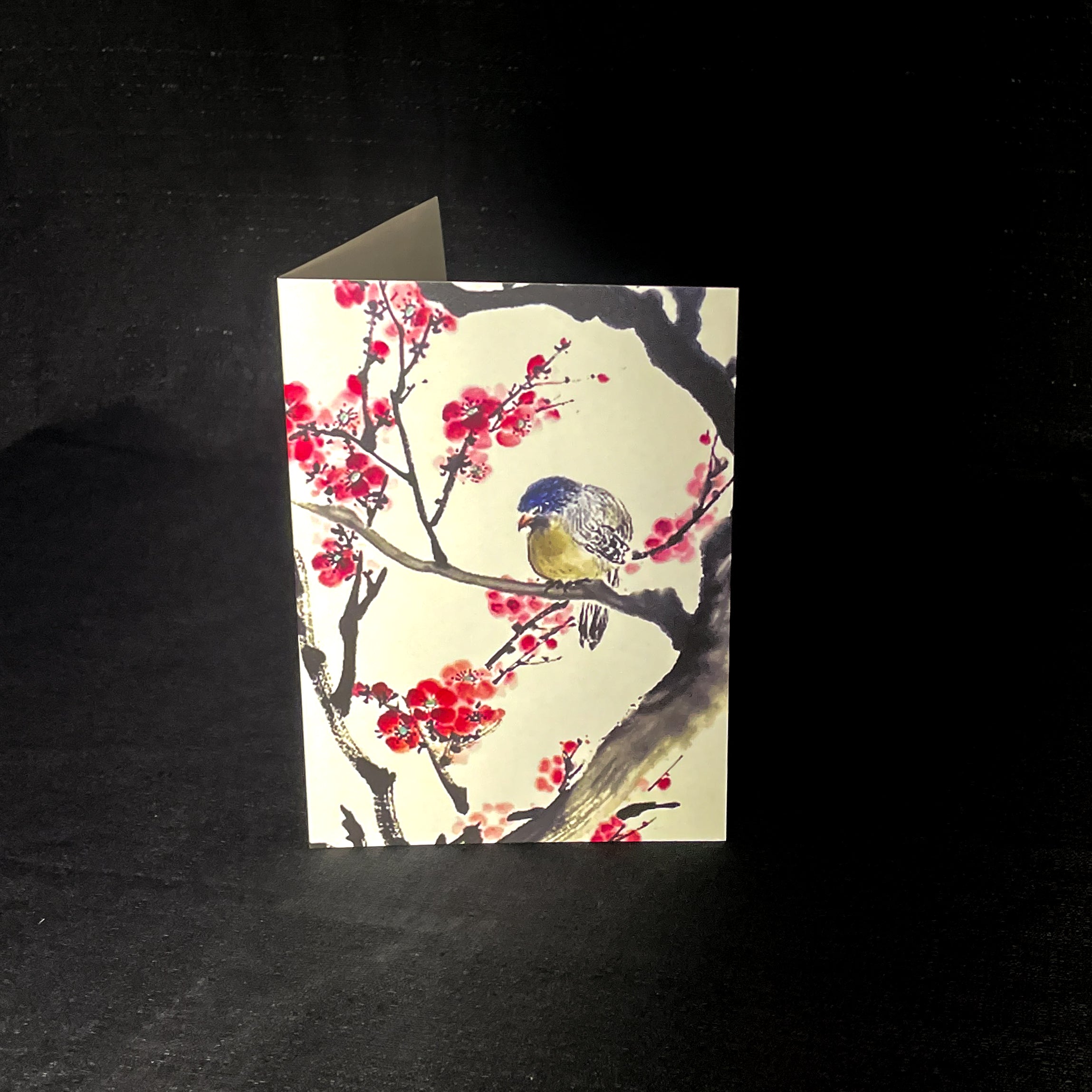 Grumpy Bird Greeting Card