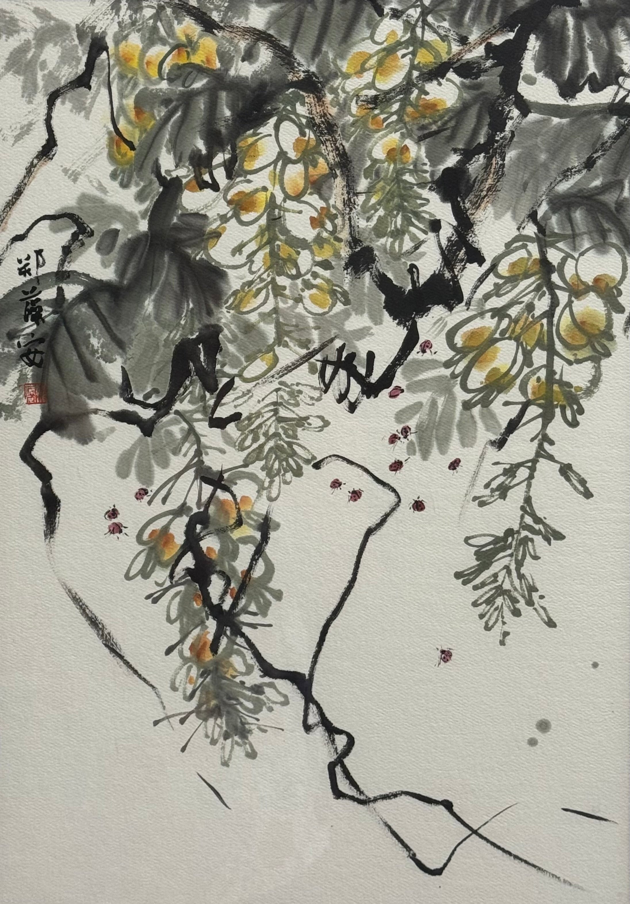 White Wisteria